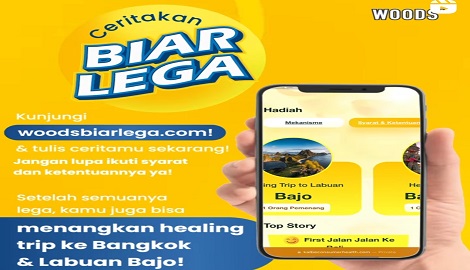 Undian Berhadiah Permen Woods 2023 Berhadiah Healing Trip ke Bangkok & Labuan Bajo